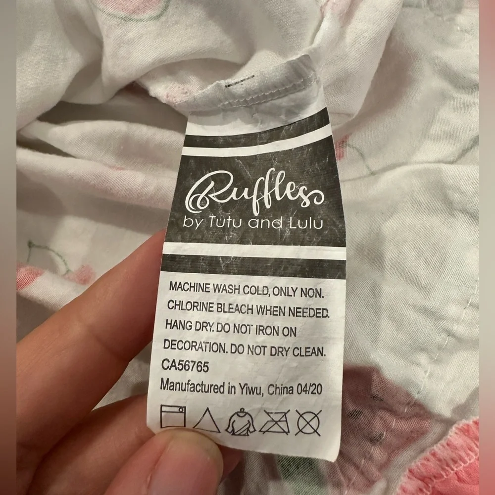 Ruffles by Tutu and Lulu Cherry Watermelon sundress